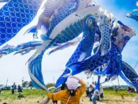 青い鯉のぼりの日。震災追悼にとどまらない「100年続くお祭り」に育つ【宮城県東松島市】