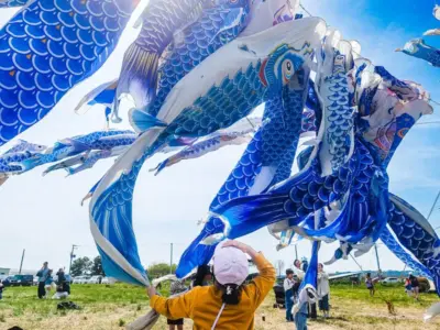 青い鯉のぼりの日。震災追悼にとどまらない「100年続くお祭り」に育つ【宮城県東松島市】