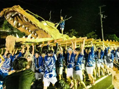 全長30メートル強の竜に雨乞いを。仁尾町の竜祭りに今年も参加してみた【香川県三豊市】