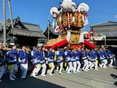 2トンの太鼓台、100年続く「ちょうさ祭り」が今年も開催【香川県三豊市】