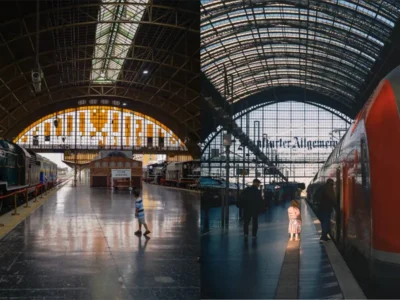 タイとドイツ、二つの駅を撮り比べる。フアランポーン駅に残るヨーロッパの記憶【タイ・バンコク、ドイツ・フランクフルト】