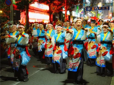 阿波踊りとよさこいで商店街が踊りの舞台に「第61回中目黒夏まつり」【東京都目黒区】